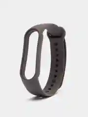 Угольный силиконовый ремешок для Xiaomi Mi Band 5 / Mi Band 6, Сяоми Ми Банд 5 / Ми Банд 6
