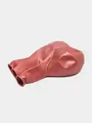 Коралловый меланж воздушный шар металлический хром на праздник, 10 шт