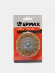 Щетка металлическая плоская со шпилькой для дрели