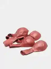 Коралловый меланж воздушный шар металлический хром на праздник, 10 шт