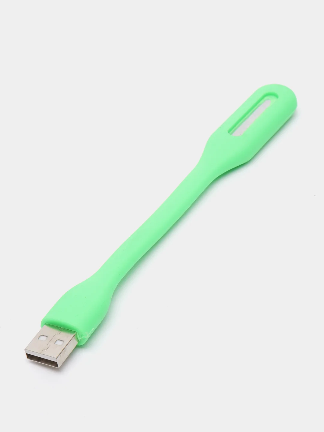 Зеленый светодиодный USB светильник, гибкая LED лампа, фонарик