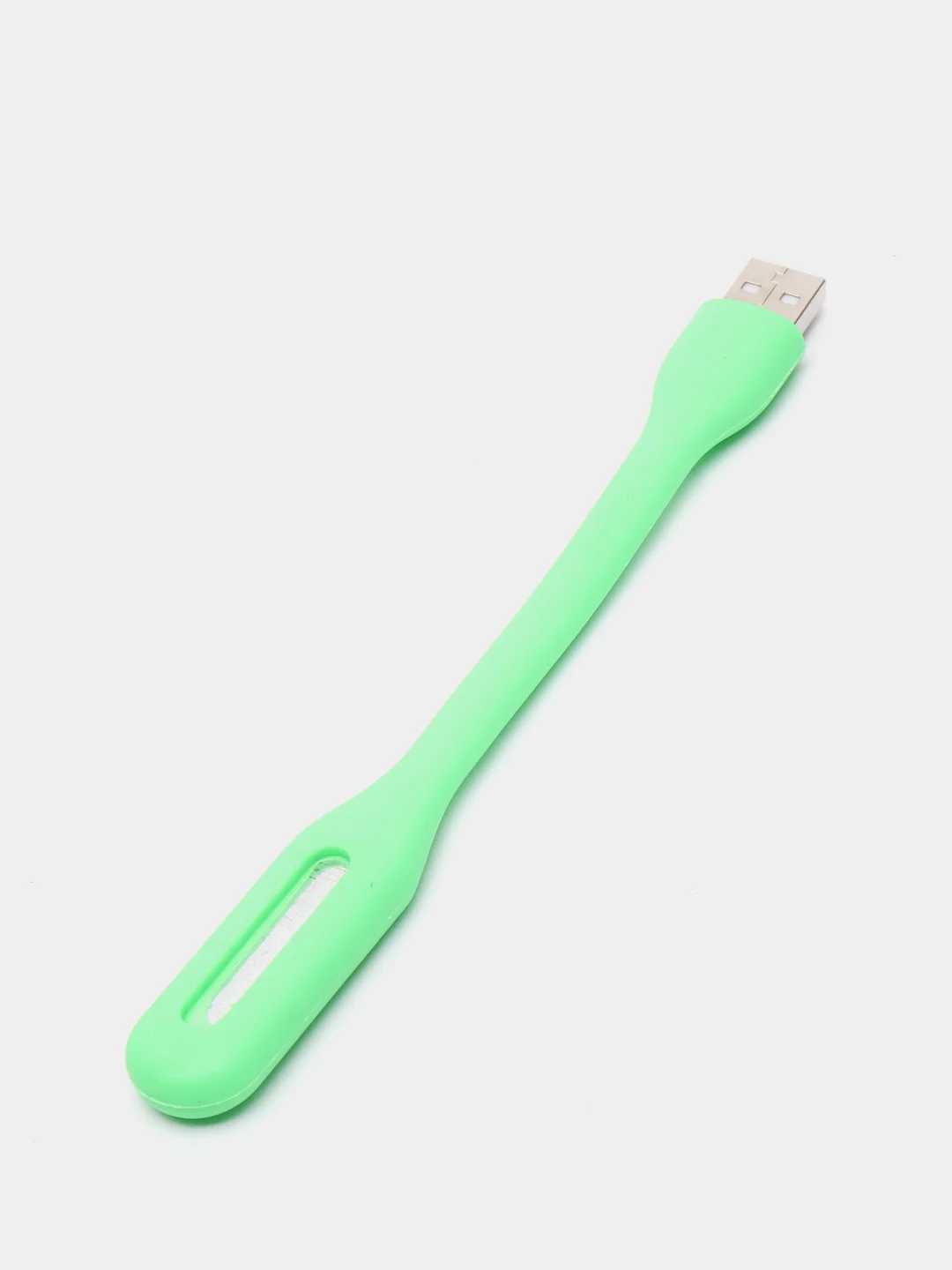 Зеленый светодиодный USB светильник, гибкая LED лампа, фонарик