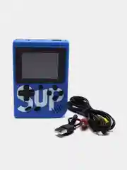 Синий игровая приставка Sup Game Box 400 в 1 портативная карманная консоль, сега, нинтендо