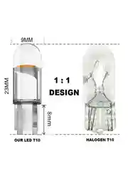 Белый лампа 2 шт. светодиодная автомобильная T10 W5W. Лампа габаритного огня