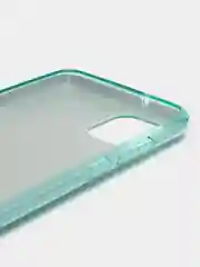 Зеленый чехол Samsung Galaxy A03, Самсунг Галакси А03 блестящий