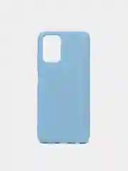 Голубой чехол силиконовый Redmi Note 10, Note 10S
