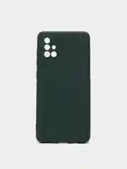 Тёмно-зелёный чехол силиконовый для Samsung A22 / M32, A32, A51, A71