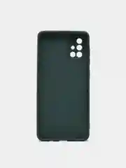 Тёмно-зелёный чехол силиконовый для Samsung A22 / M32, A32, A51, A71