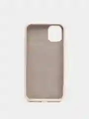 Бежевый чехол Silicone Case для iPhone 11 с закрытым низом