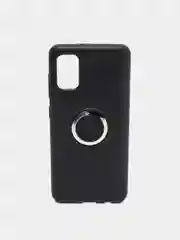 Черный чехол для Samsung Galaxy A21, A21S, A31, A41, A71, A91/ S10 Lite с кольцом-держателем