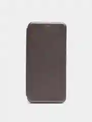 Серебряный чехол-книжка Xiaomi Redmi 10C, Сяоми Редми 10С