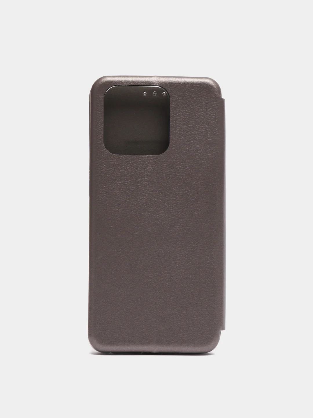 Серебряный чехол-книжка Xiaomi Redmi 10C, Сяоми Редми 10С