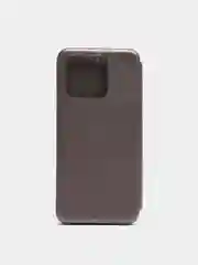 Серебряный чехол-книжка Xiaomi Redmi 10C, Сяоми Редми 10С