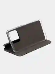 Серебряный чехол-книжка Xiaomi Redmi 10C, Сяоми Редми 10С
