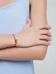 Браслет-талисман красная нить "Нить желаний", сердце