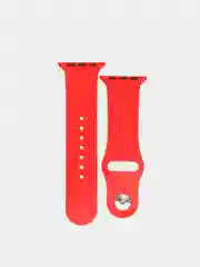 Красный силиконовый ремешок для Apple Watch 38/40