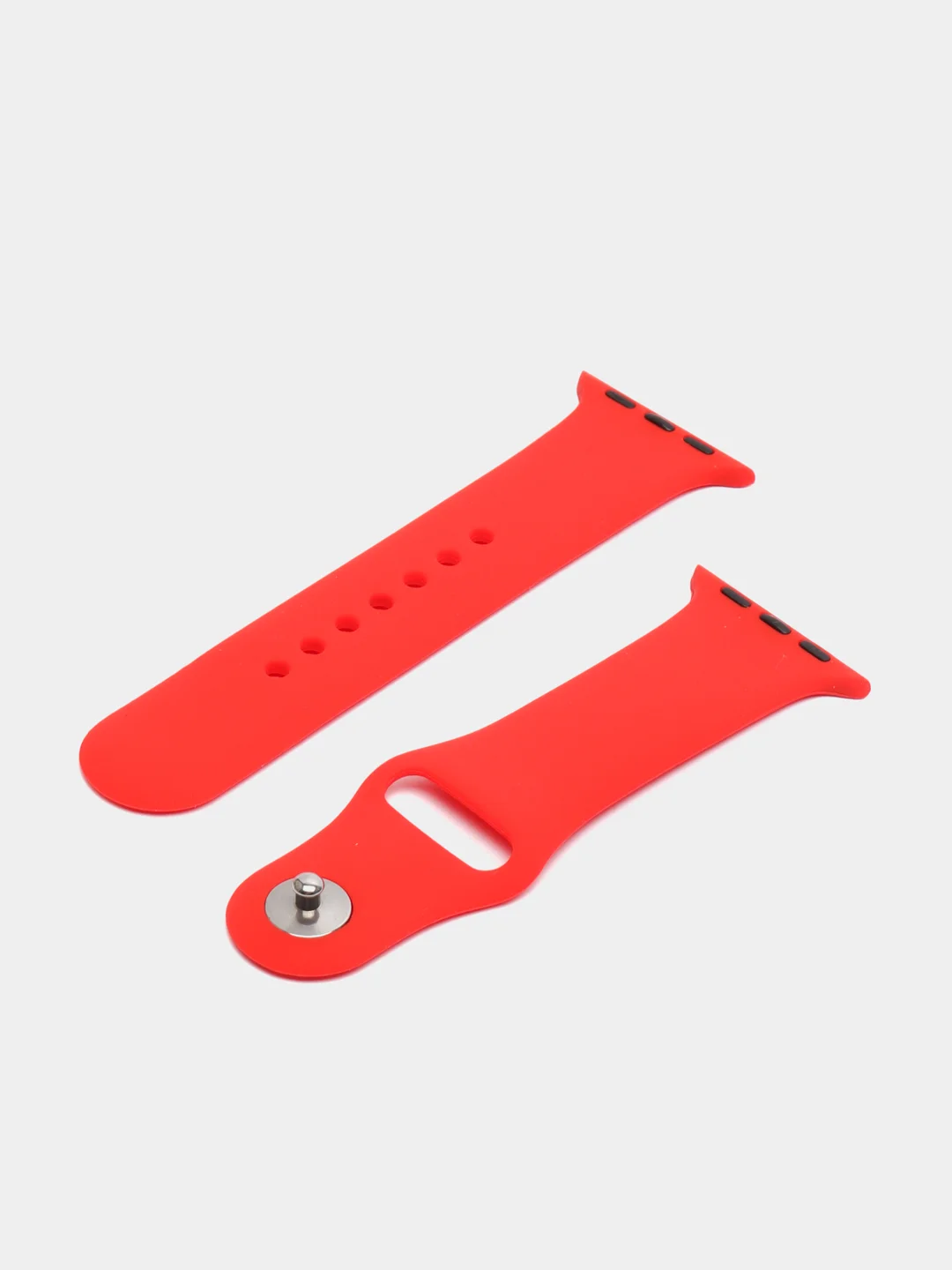 Красный силиконовый ремешок для Apple Watch 38/40