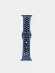 Синий силиконовый ремешок для Apple Watch, перфорированный