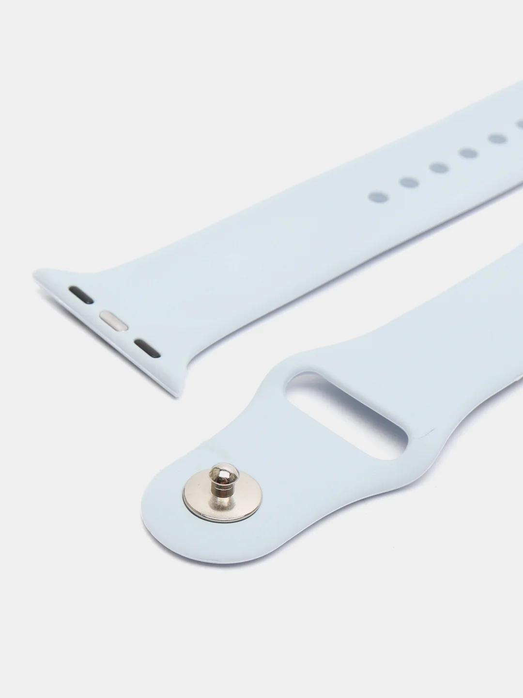 Голубой силиконовый ремешок для Apple Watch 38/40