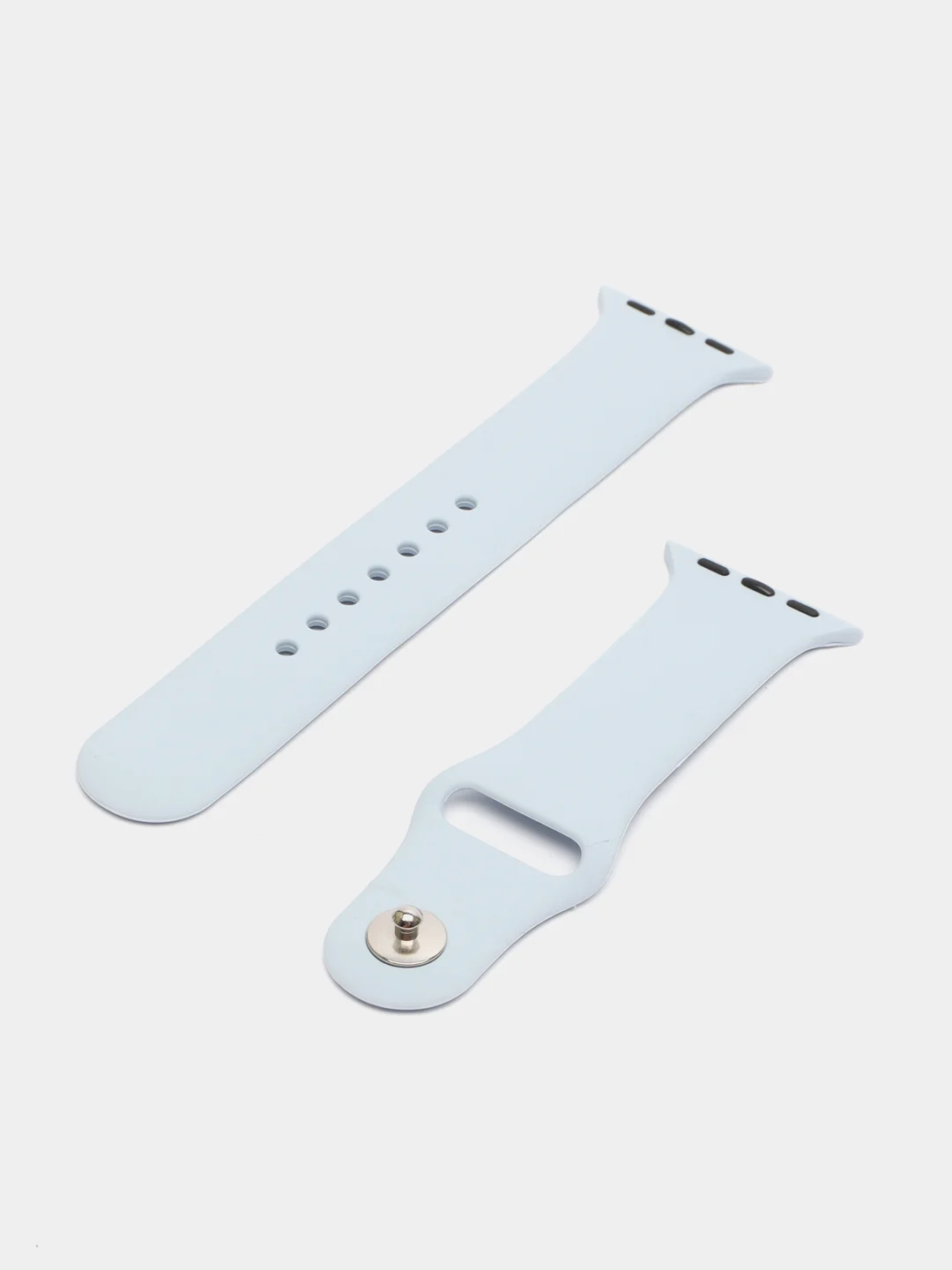 Голубой силиконовый ремешок для Apple Watch 38/40