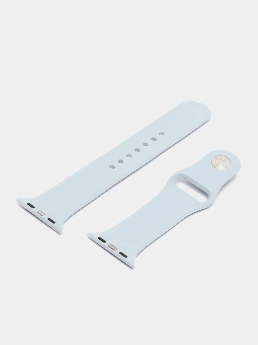 Голубой силиконовый ремешок для Apple Watch 38/40