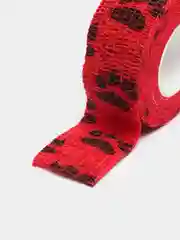 Красный бинт с узорами, самоклеящийся