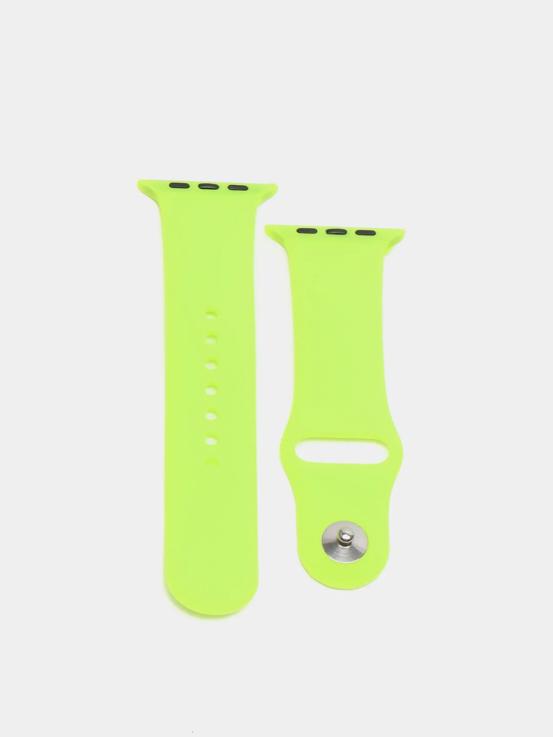 Салатовый силиконовый ремешок для Apple Watch 42/44