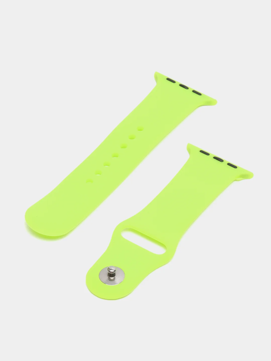 Салатовый силиконовый ремешок для Apple Watch 42/44