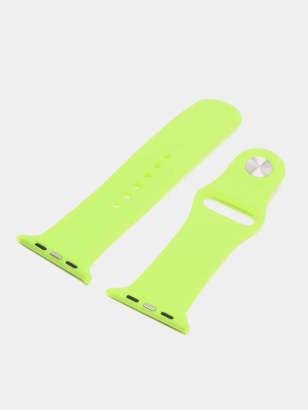 Салатовый силиконовый ремешок для Apple Watch 42/44