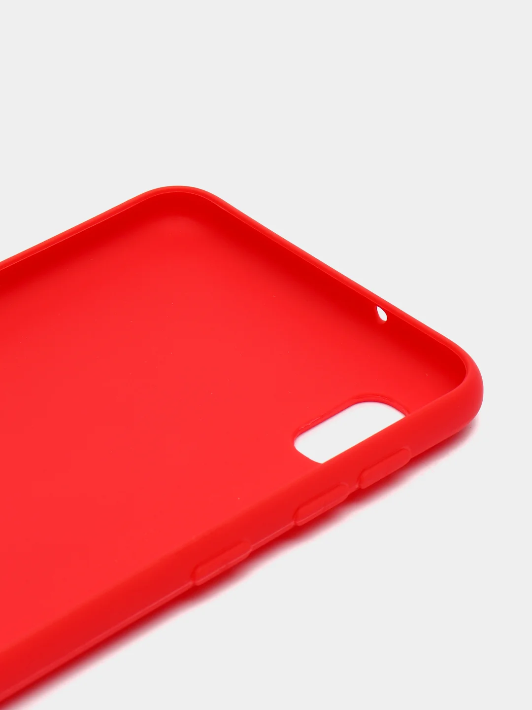 Красный чехол Samsung Galaxy A10, силиконовый