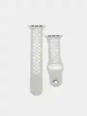 Серый силиконовый ремешок для Apple Watch, перфорированный