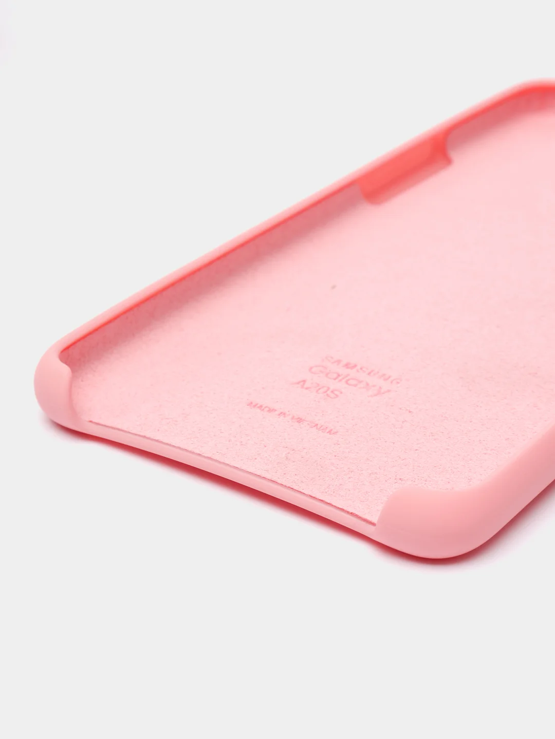 Розовый чехол силиконовый Silicone Cover Case для Samsung Galaxy A20S, A60, M40