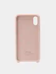 Бежевый чехол силиконовый для iPhone X/XS (Айфон)