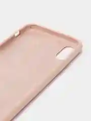 Бежевый чехол силиконовый для iPhone X/XS (Айфон)