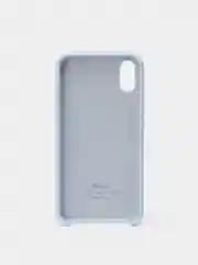 Светло-синий чехол силиконовый для iPhone X/XS (Айфон)
