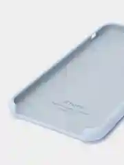 Светло-синий чехол силиконовый для iPhone X/XS (Айфон)