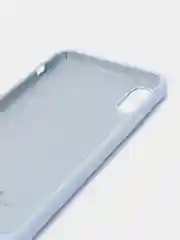 Светло-синий чехол силиконовый для iPhone X/XS (Айфон)