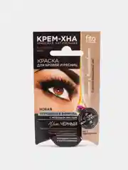 Черный краска для бровей и ресниц Крем-хна Иранская,Fito косметик (на 2 применения), 2х2мл