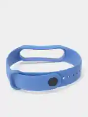 Синий силиконовый ремешок для Xiaomi Mi Band 3 / Mi Band 4 / Mi Band 5 / Браслет на Mi Band
