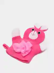 Розовый мочалка на руку, Мочалка детская, для тела, Мочалка-рукавичка, Мочалка-варежка детская