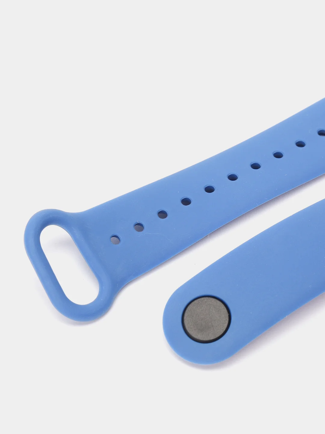 Синий силиконовый ремешок для Xiaomi Mi Band 3 / Mi Band 4 / Mi Band 5 / Браслет на Mi Band