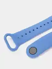 Синий силиконовый ремешок для Xiaomi Mi Band 3 / Mi Band 4 / Mi Band 5 / Браслет на Mi Band