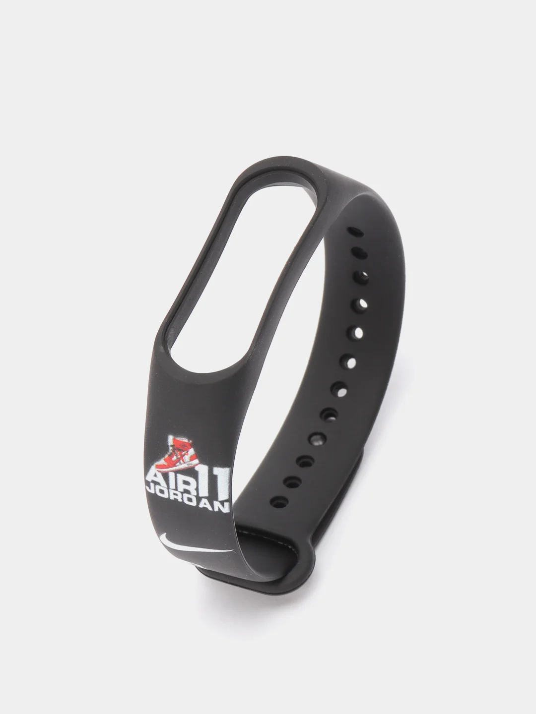 Голубой ремешок для фитнес браслета Mi Band 3/Mi Band 4, с рисунками