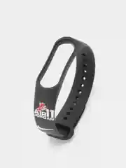 Голубой ремешок для фитнес браслета Mi Band 3/Mi Band 4, с рисунками