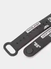 Голубой ремешок для фитнес браслета Mi Band 3/Mi Band 4, с рисунками