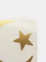 Золотой наклейка Полумесяц