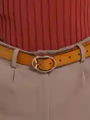 Багровый ремень женский