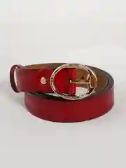 Багровый ремень женский