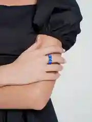 Синий кольцо дорожка