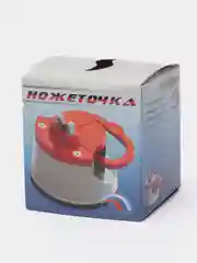 Красный точилка для ножей с вакуумным креплением к столу, ножеточка